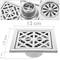Piletta da 12x12x5cm con griglia in acciaio inox lucido asportabile