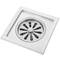 Piletta da 12x12x5cm con griglia in acciaio inox lucido asportabile
