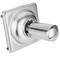 Drain 10x10cm avec valve 9 cm et grille amovible en acier inoxydable poli