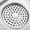 Piletta 15x15cm con griglia asportabile in acciaio inox lucido