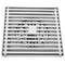 Piletta 15x15cm con griglia asportabile in acciaio inox lucido