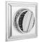Embornal sifònic 12x12cm amb reixa extraïble d'acer inoxidable brillant