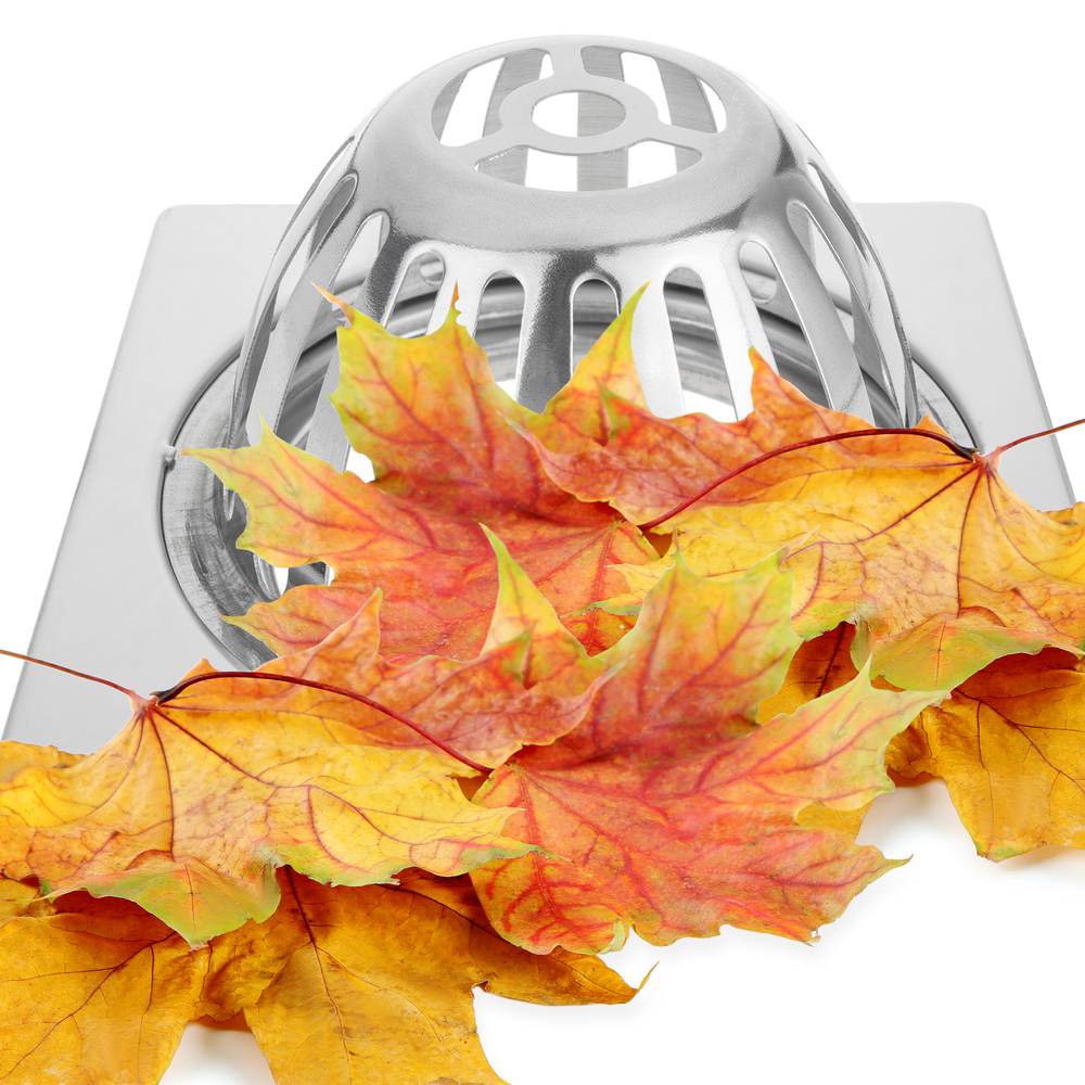 Piletta 12x12cm con griglia alto inox lucido removibile