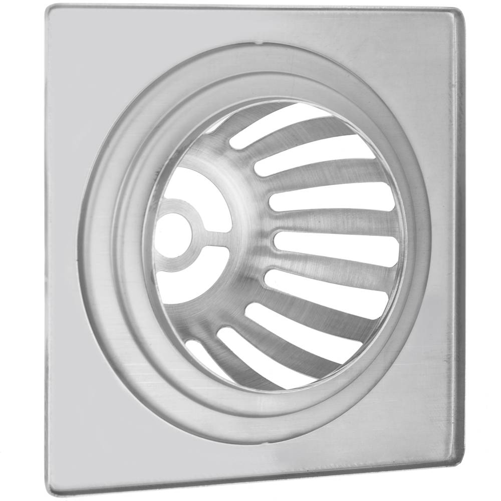 Piletta 12x12cm con griglia alto inox lucido removibile