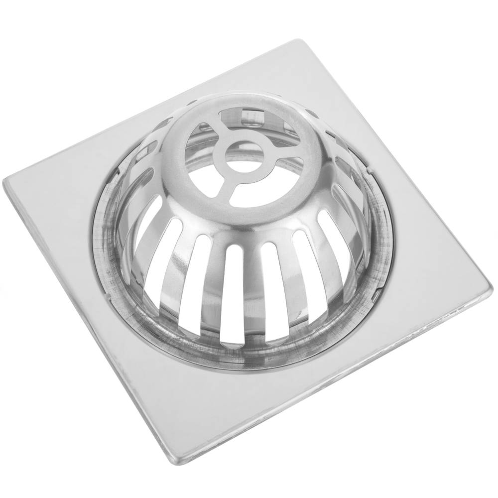 SQUARE SHOWER STAINLESS STEEL FLOOR DRAIN WITH REMOVABLE COVER SIZE 15X15CM