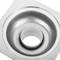 Drain 7.5x7.5cm avec casquette et grille amovible en acier inoxydable poli