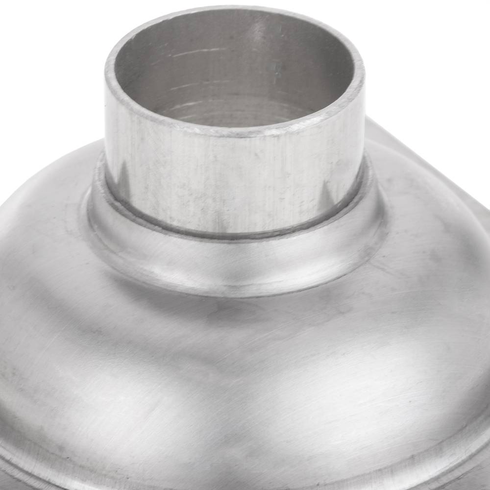 Drain 7.5x7.5cm avec casquette et grille amovible en acier inoxydable poli