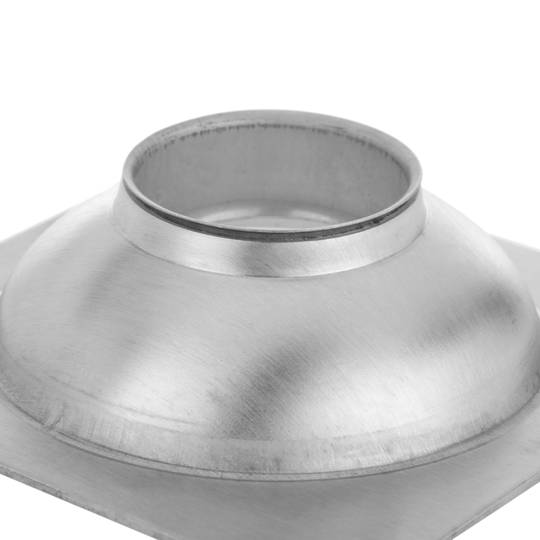 10x10cm drain with grill and removable stainless steel hood matte