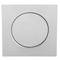 Drenaggio con tappo a pulsazione 12x12cm in acciaio inossidabile lucido