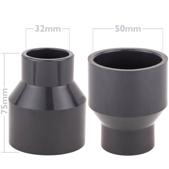 Riduzione - Prolunga PVC Conica Ø32-40x50-63mm