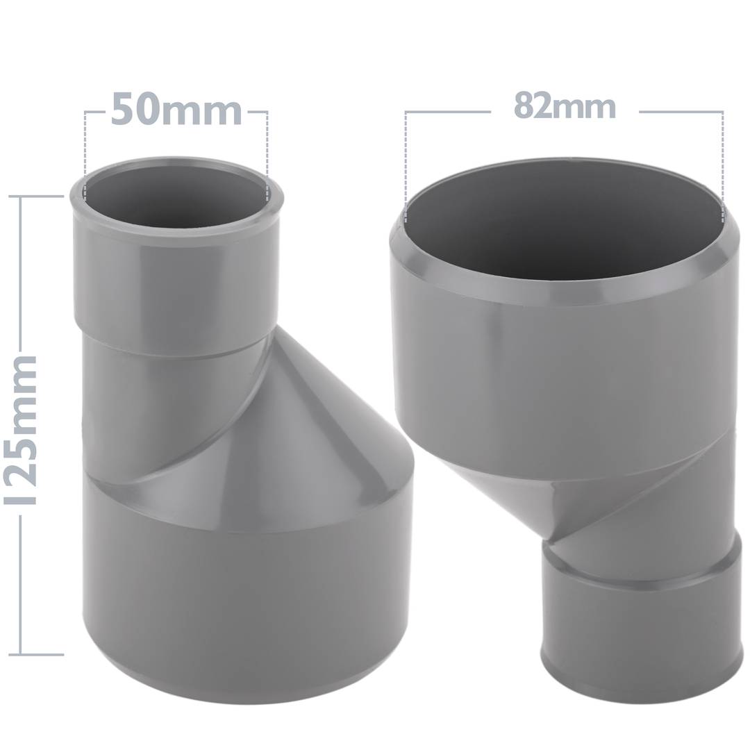 Reducción Tubo Chimenea 100 mm a 90 mm Adaptador Reducciones de