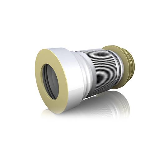 Prhie flexible extensible hose for 110 mm diameter toilets