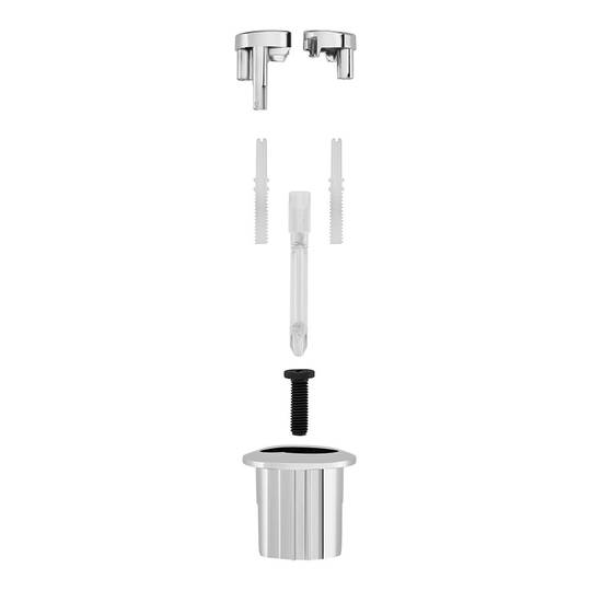 Kit with double short button flush mechanism D2D AH0001800R Roca