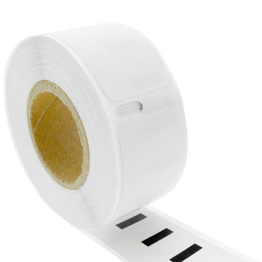 Rol van 750 zelfklevende etiketten compatibel met Dymo S0929120 25x25mm 10-pack