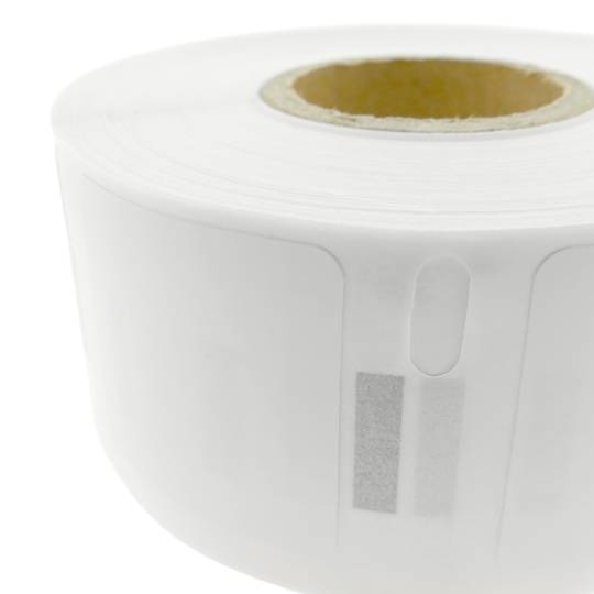 Rol van 750 zelfklevende etiketten compatibel met Dymo S0929120 25x25mm 10-pack