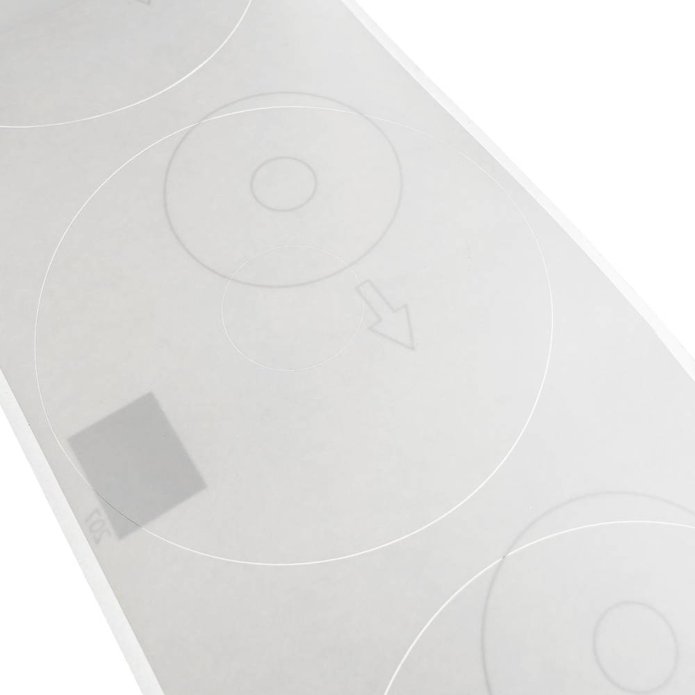 Rotlle bobina de 100 etiquetes adhesives compatibles amb Brother DK-11207 58mm per CD/DVD 10-pack