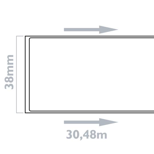 Rouleaux bobine étiquettes compatible Brother DK-22225 largeur 38mm longueur 30.48m 10-pack