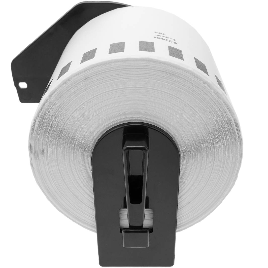 Plastikowy adapter wielokrotnego użytku do cewki etykiet Brother DK-22205 5 sztuk