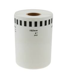 Rotlle bobina d'etiquetes contínues adhesives compatibles amb Brother DK-22243 DK-2243 102mm 10-pack