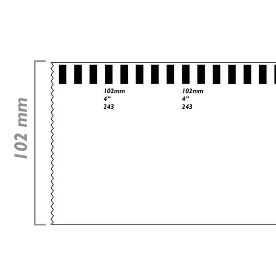 Rouleaux bobine étiquettes continues compatible Brother DK-22243 DK-2243 102mm 10-pack