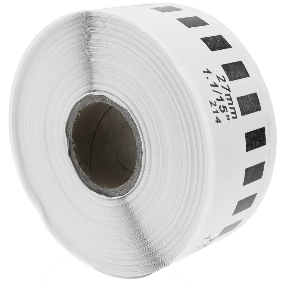 Rotlle bobina d'etiquetes contínues adhesives compatibles amb Brother DK-22214 DK-2214 12mm 10-pack