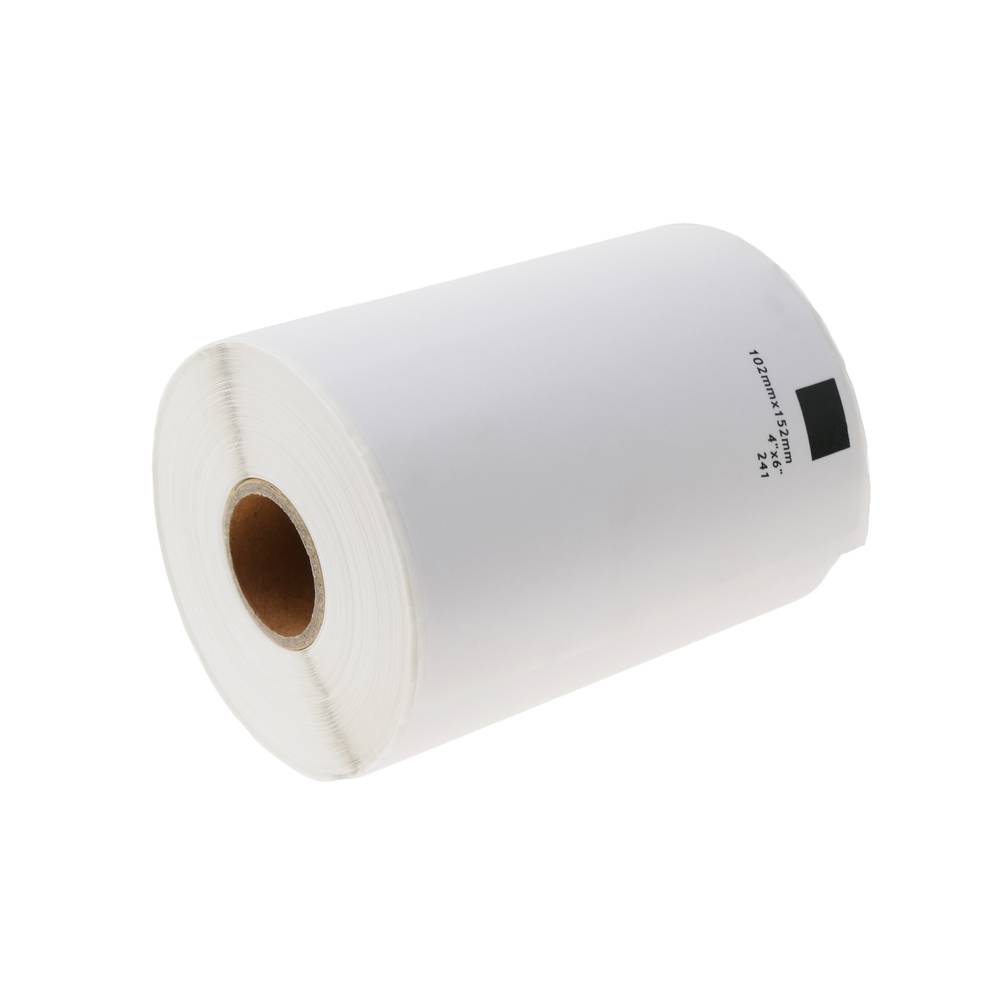 Rotlle bobina de 200 etiquetes adhesives compatibles amb Brother DK-11241 DK-1241 102x152mm 10-pack