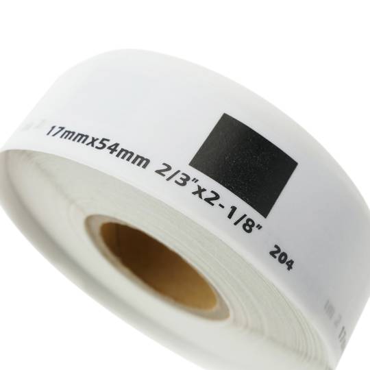 Thermal roll label with 400 labels compatible Brother DK-11204 DK-1204 17x54mm 8-pack