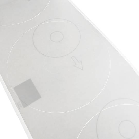 Thermal roll label with 100 labels compatible Brother DK-11207 58mm for CD/DVD