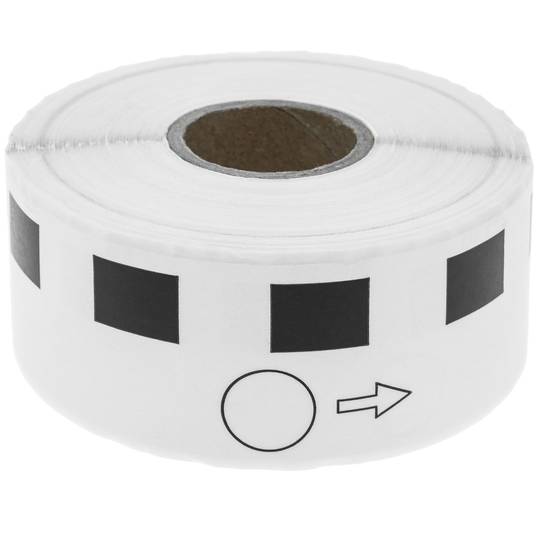 Rouleaux bobine 1200 étiquettes compatible Brother DK-11219 12mm ronde