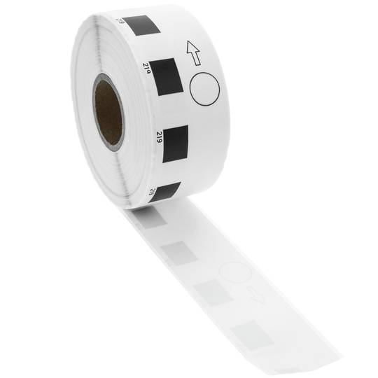 Rouleaux bobine 1200 étiquettes compatible Brother DK-11219 12mm ronde