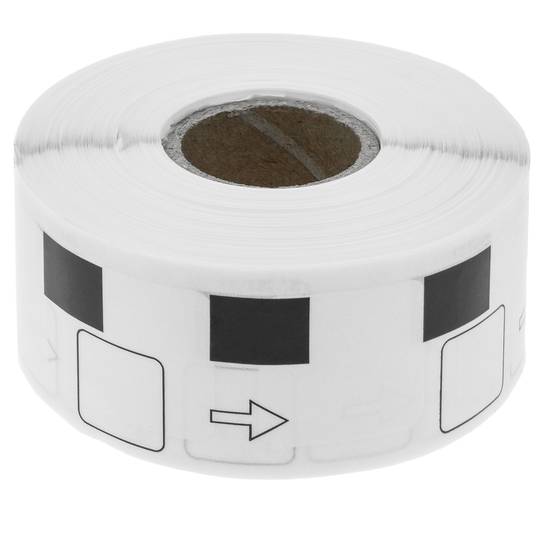 Rolka 1000 samoprzylepnych etykiet zgodnych z Brother DK-11221 23x23mm