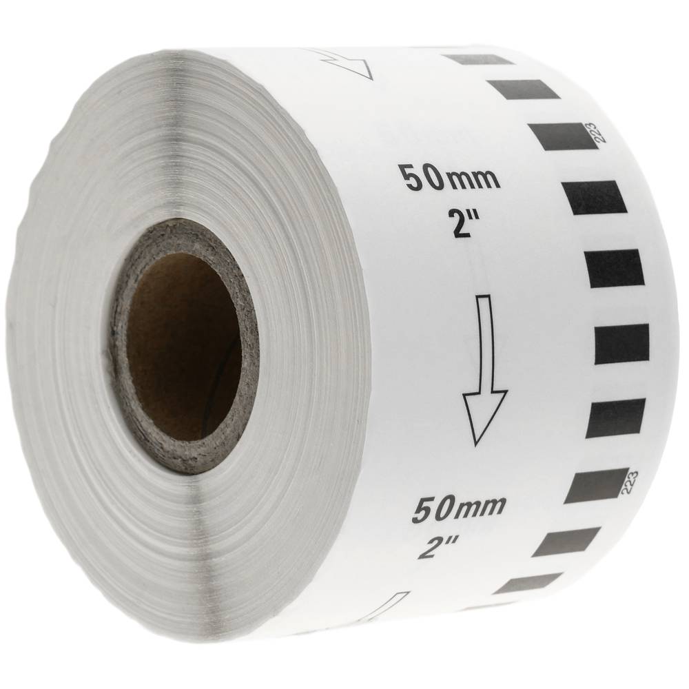 Rouleaux bobine étiquettes compatible Brother DK-22223 largeur 50mm longueur 30.48m
