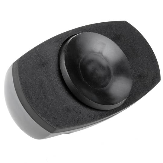 Two-step knife sharpener with suction cup