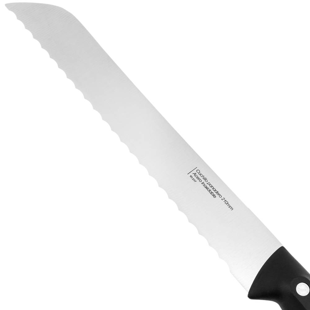 Cuchillo de pan para cocina en acero inoxidable 210 mm