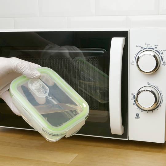 Recipiente para alimentos de vidro hermético com válvula ativa de 400 ml