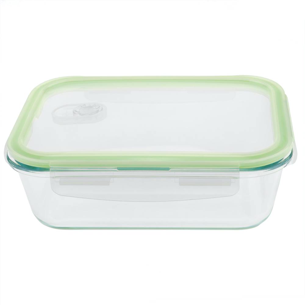 Hermetyczny szklany pojemnik na żywność z aktywnym zaworem 1000 ml