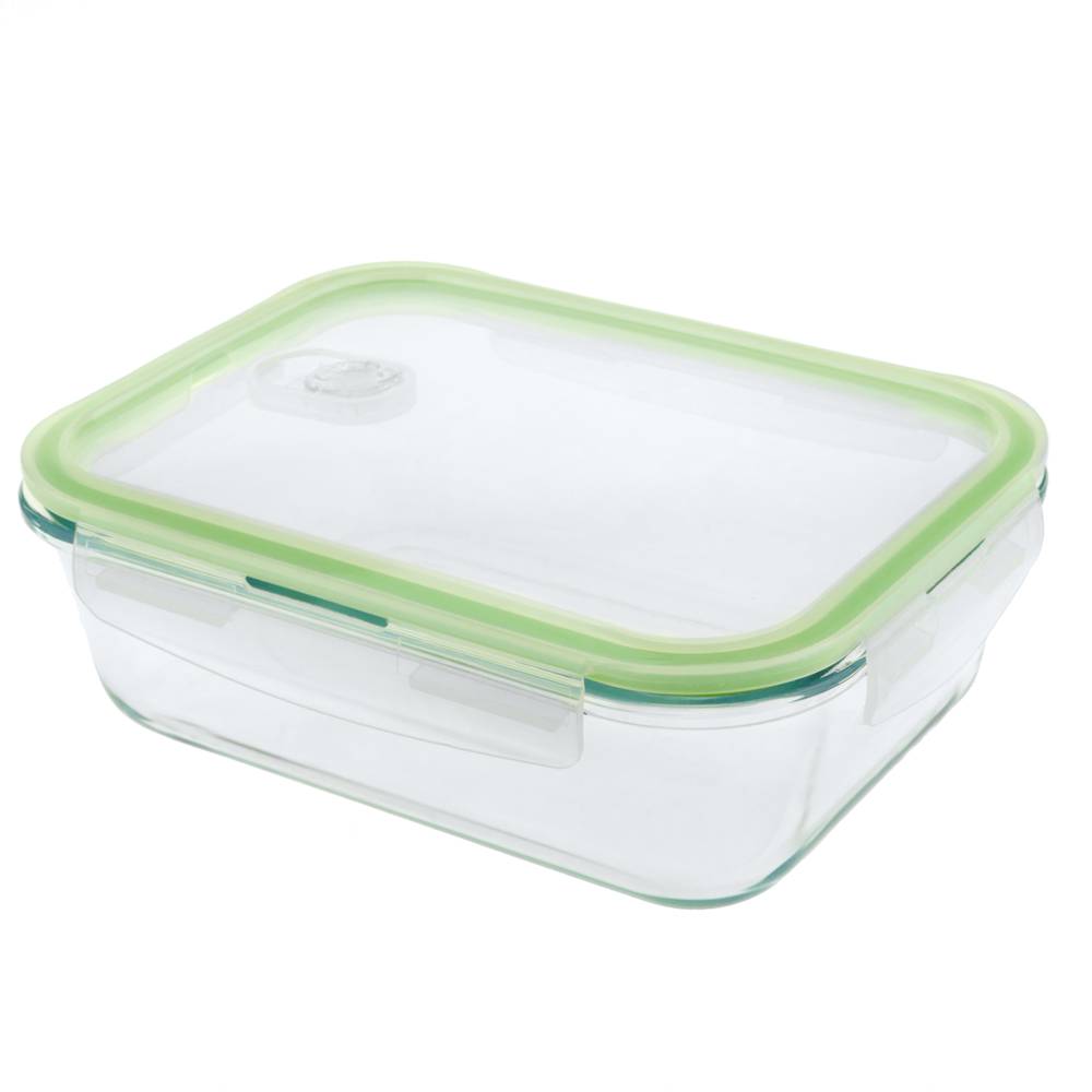 Contenitore per alimenti in vetro ermetico con valvola attiva 1500 ml