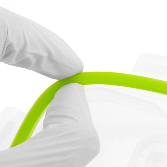 Hermetische glazen voedselcontainer met actieve klep 500 ml