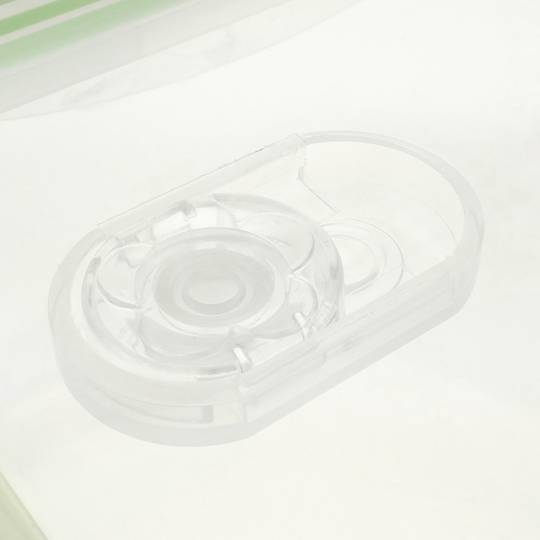 Hermetische glazen voedselcontainer met actieve klep 500 ml