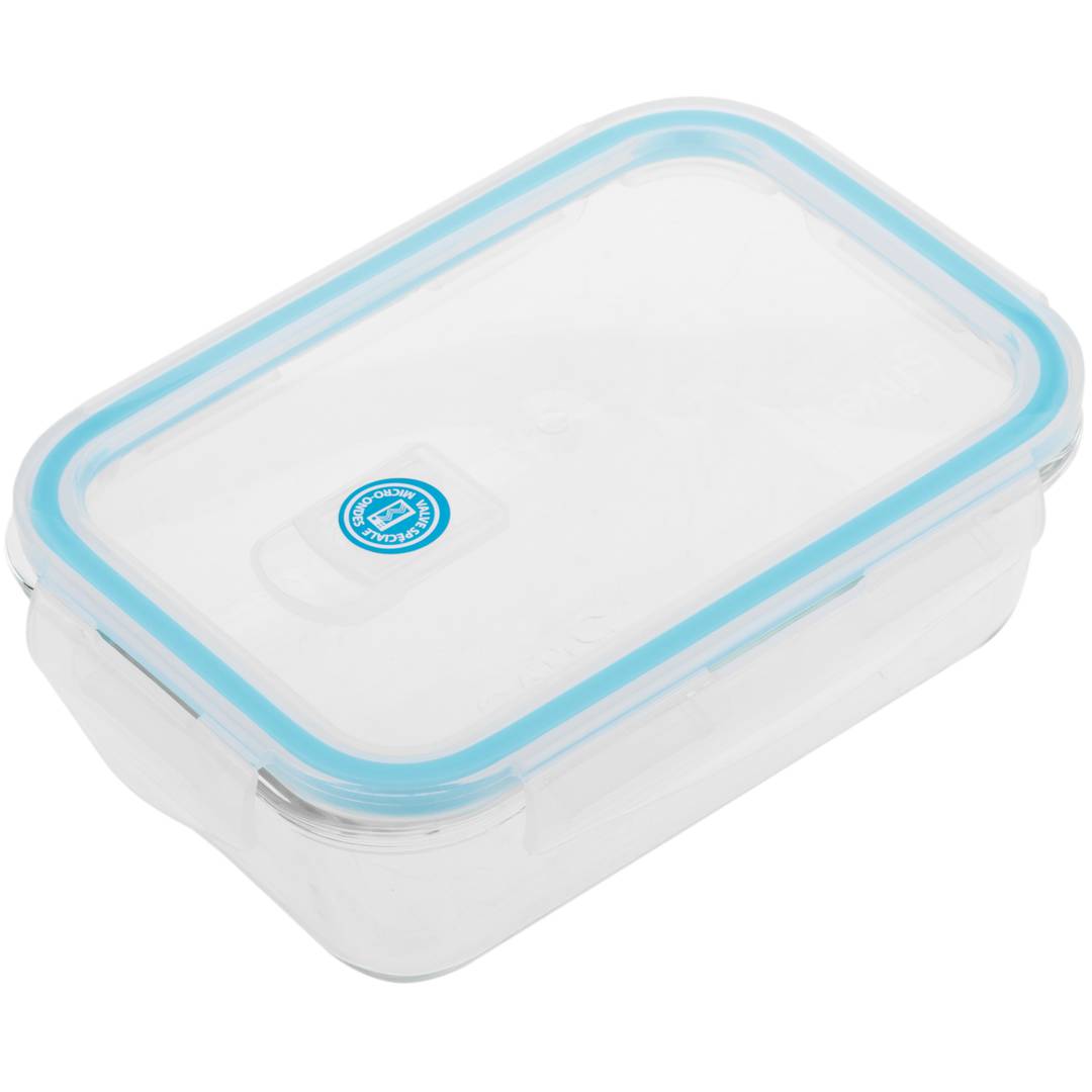 800ml Active Valve Airtight Glass Food Container - Cablematic