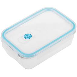 800 ml actieve klep luchtdichte glazen voedselcontainer
