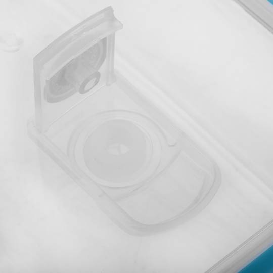 800 ml actieve klep luchtdichte glazen voedselcontainer