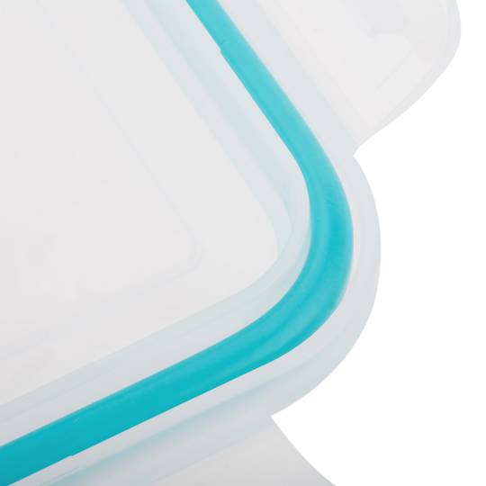 Hermetic compartment glass food container 800 ml