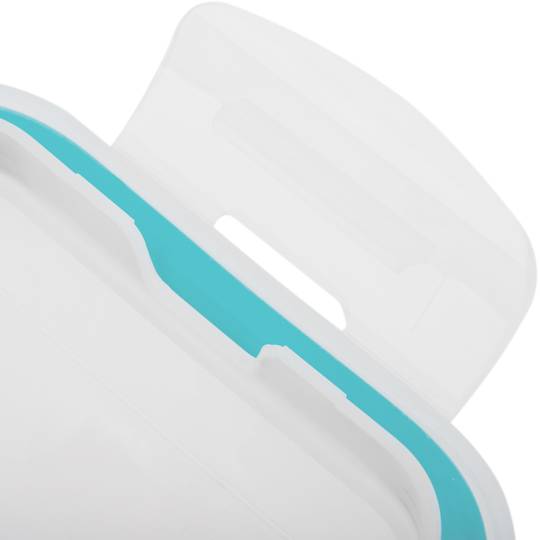 Hermetic compartment glass food container 800 ml