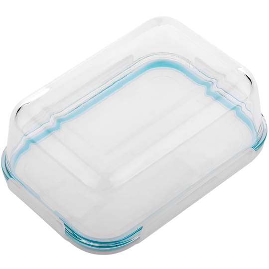 Contenitore per alimenti rettangolare da 1730 ml in vetro con chiusura ermetica