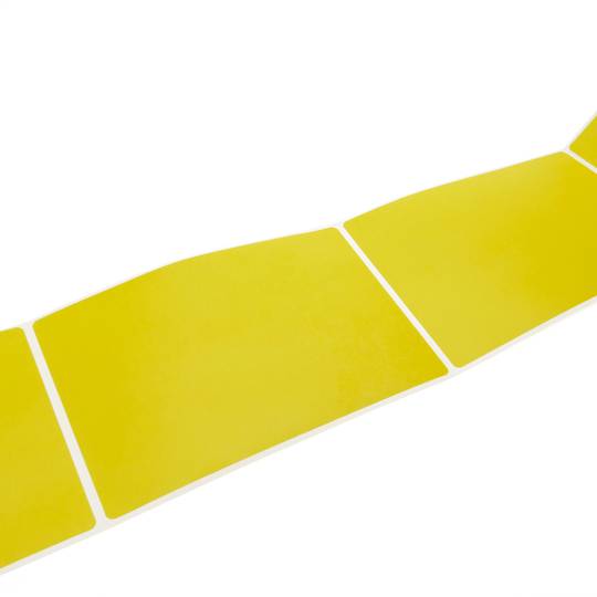 Rouleaux bobine 250 étiquettes pour imprimante thermique directe 101.6x152.4mm jaune 20 unités