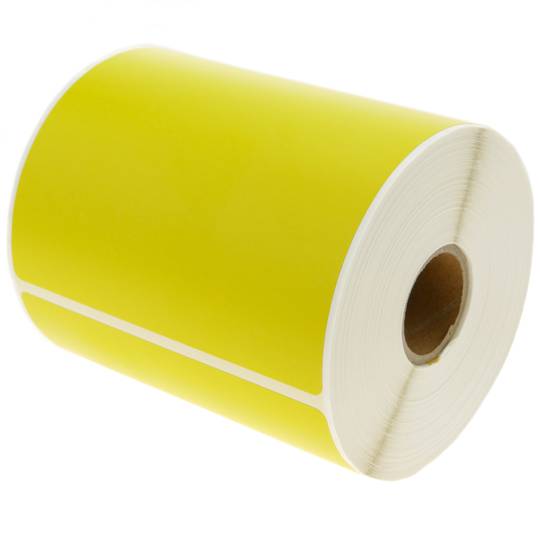 Thermal roll label with 250 labels for direct thermal printer 101.6x152 ...