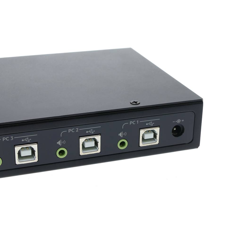 Conmutador KM USB teclado ratón multipantalla de 4 puertos KM104