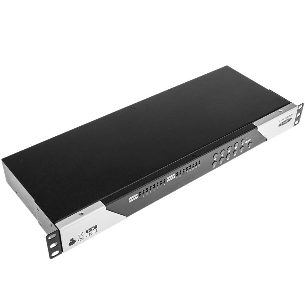 1u 16 Port KVM Switch Combo Cat-6