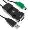 PS2 USB VGA-adapter voor KVM-controller via Cat.6 UTP-kabel